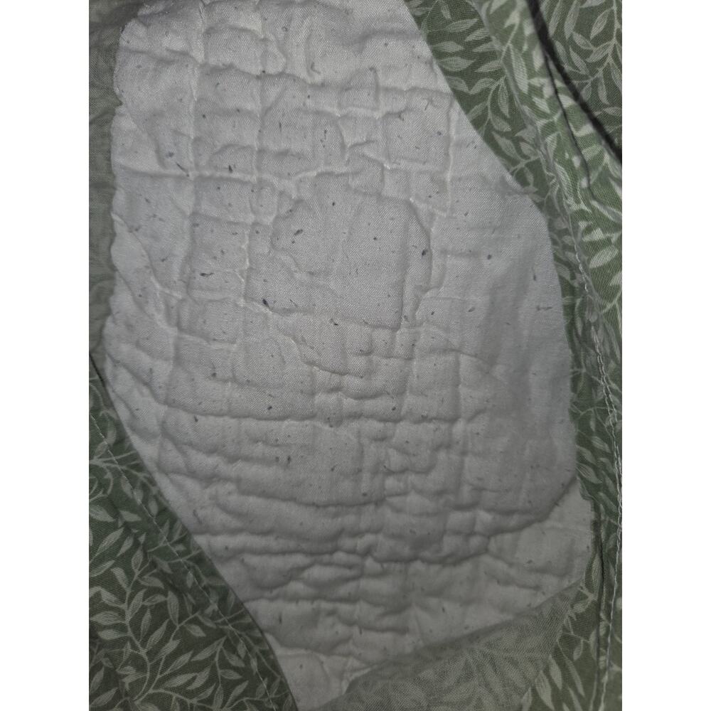 Vintage Double Wedding Band Patchwork Quilted Pillow Shams - Picture 5 of 5